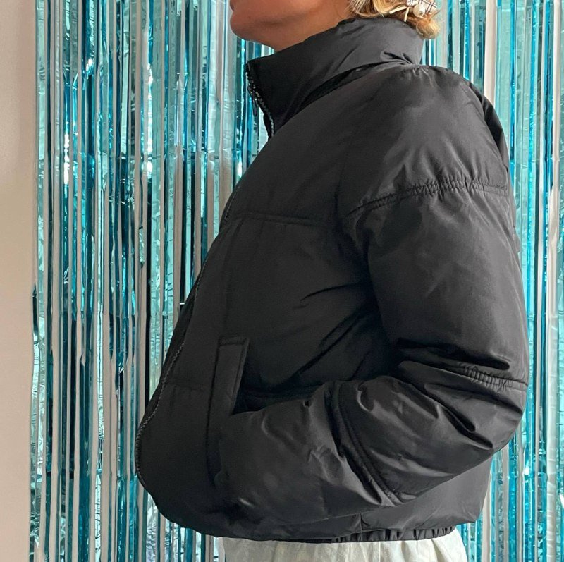 Пуховик oodji черный размер 40 XS 2