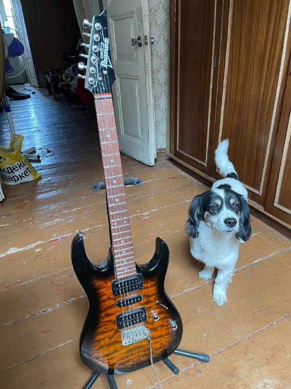 Электрогитара Ibanez GRX70QA Transparent Brown Sunburst с чехлом