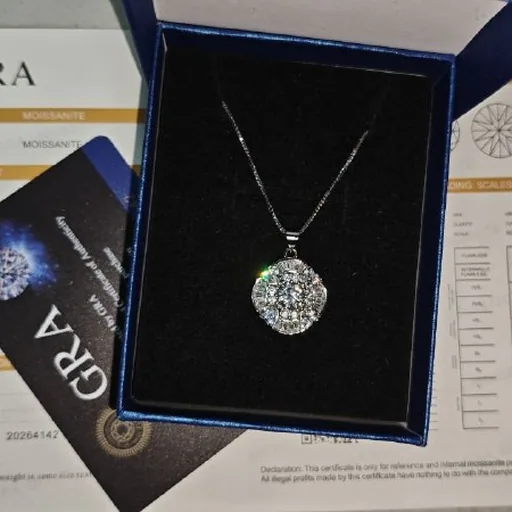 Moissanite jewelry, 925 sterling silver
