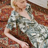 Платье макси Only Lovers с тропическим принтом 4