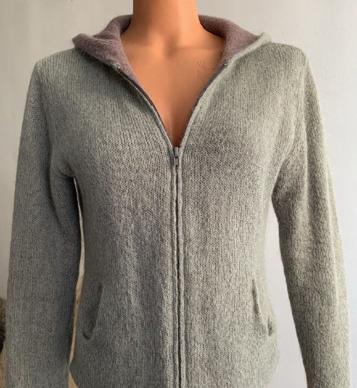 Двухсторонний кардиган BENSIMON с капюшоном размер S 2