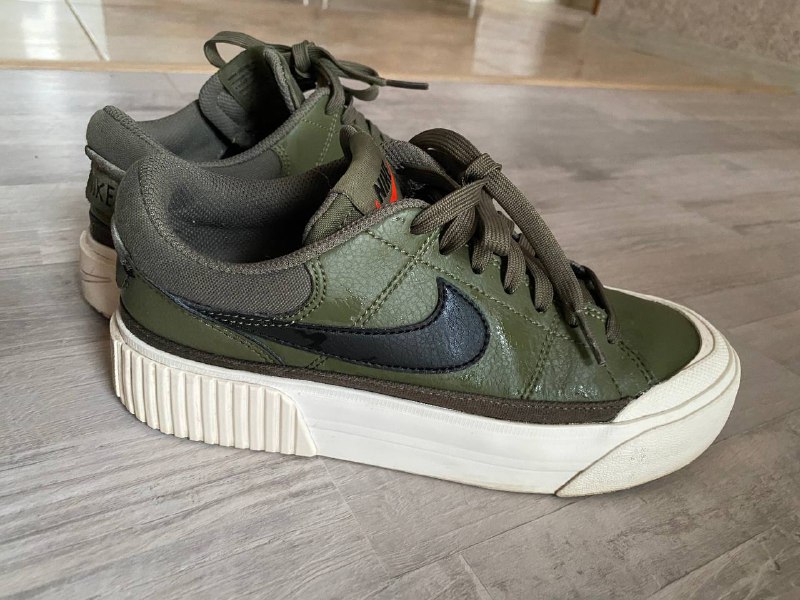 Nike Court Legacy женские кроссовки зеленые, размер 36 2