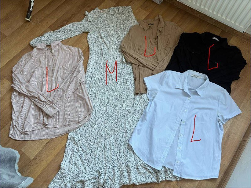 Куртки, пальто, джинсы, брюки, рубашки, кофты, платье, юбка 6