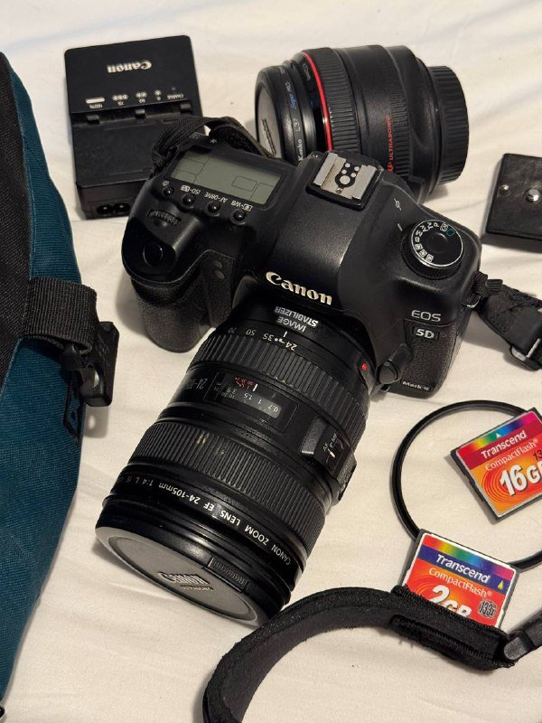 Комплект Canon EOS 5D Mark 2 с объективами и аксессуарами