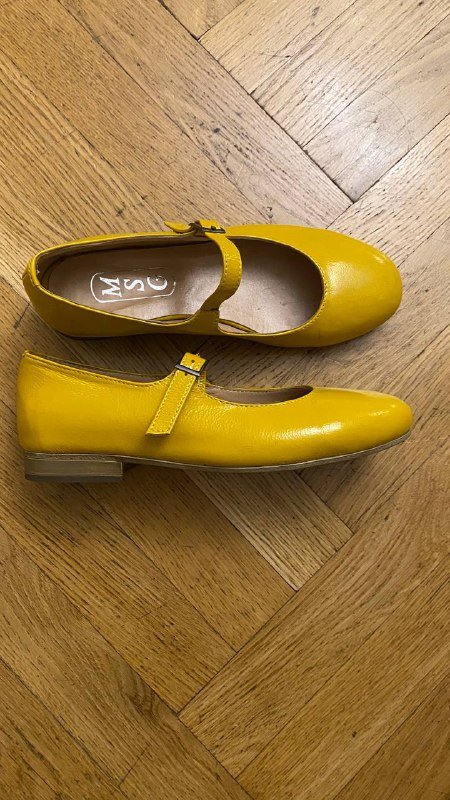 Женские балетки размер 36 желтые 2