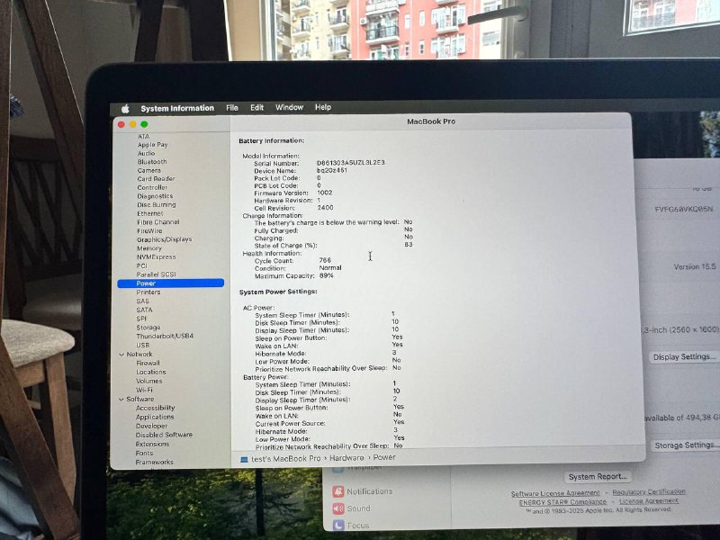 MacBook Pro 13” M1 16GB 512GB SSD 3