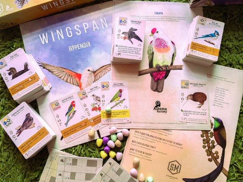 Wingspan, European Expansion, Oceania Expansion 3