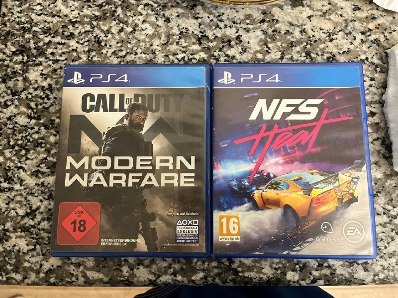 Call of Duty Modern Warfare, NFS Heat игры PS4