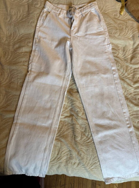 джинсы zara, белые штаны Lime 3