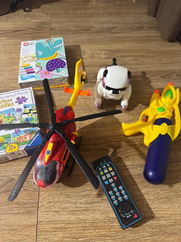 Игрушки интерактивные, пианино, машинки, самосвал, вертолет и др. 3