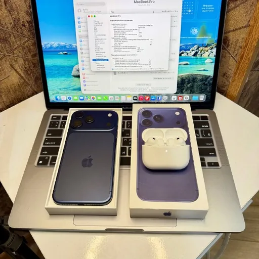 MacBook Pro 13 M1, iPhone 17 Pro Max, AirPods Pro 3