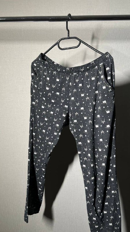 Уютные домашние брюки с принтом медведей