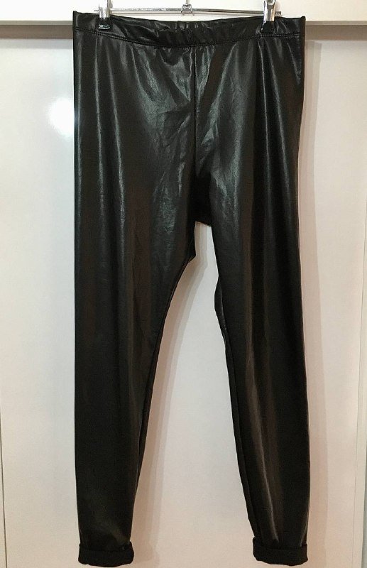 Леггинсы из стрейч тонкой кожи