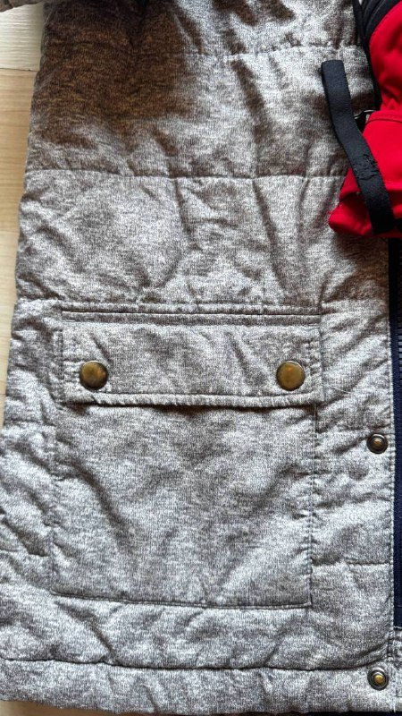 Серая зимняя куртка с капюшоном, перчатки Rossignol, 10-12 лет 2