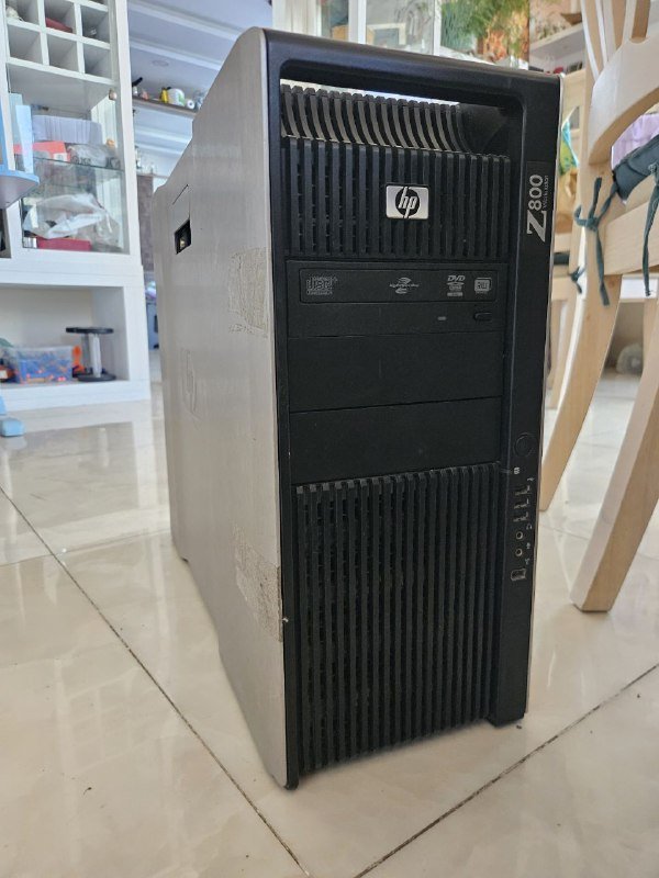 Системный блок с двумя процессорами Xeon X5670, 24GB RAM, AMD Elsa 5700 8Gb