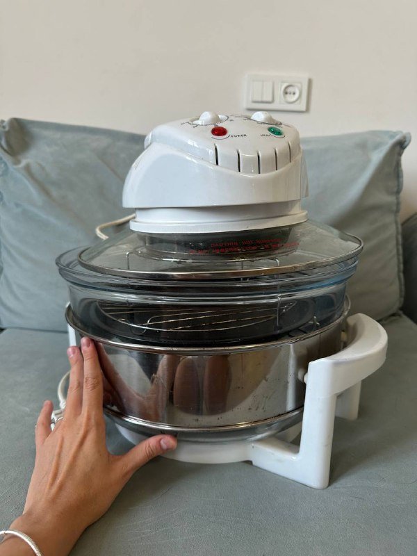 аэрогриль Breva большой с решетками и поддоном 3