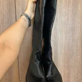 Черные высокие сапоги Zara 4