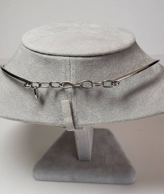 Колье Swatch Greek Key Necklace из нержавеющей стали 2