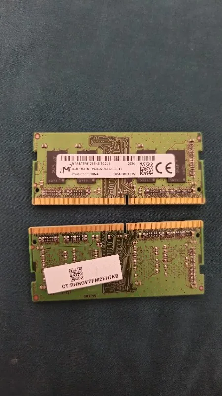 2x4 GB DDR4 ноутбучной памяти