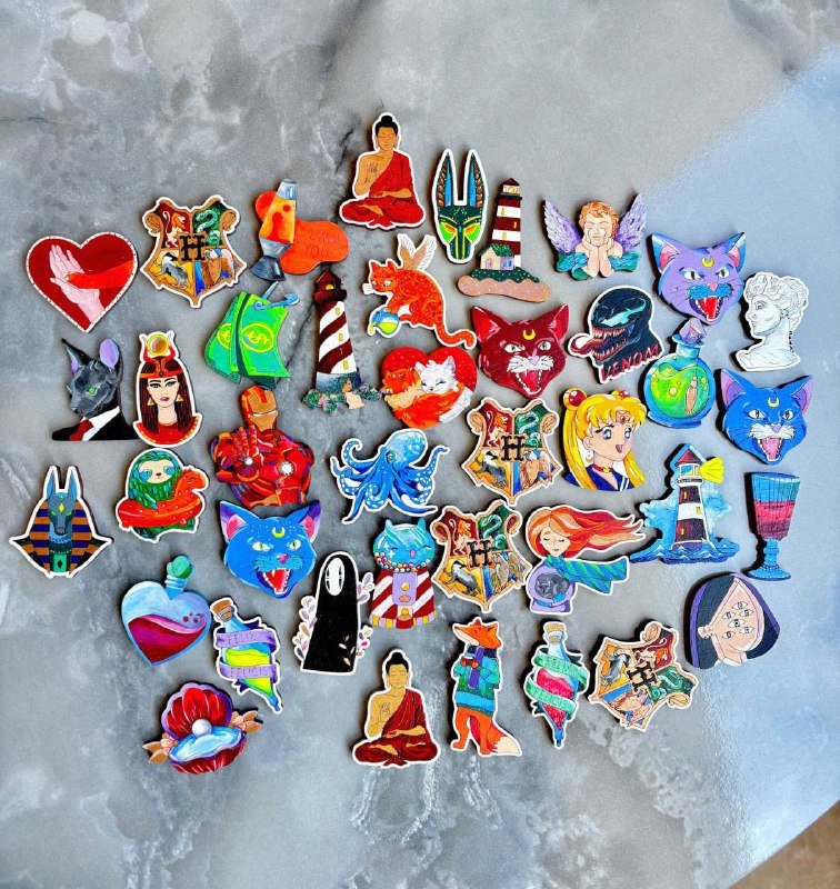 Деревянные значки