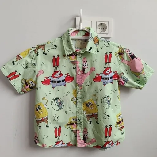 Детская рубашка H&M SpongeBob