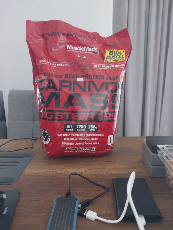 Гейнер Musclemeds Carnivor Mass 1200ккал