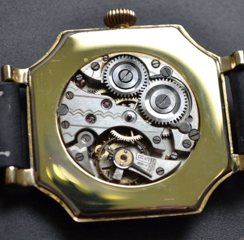 Антикварные Часы Rolex 1905 позолота 39,5мм 6