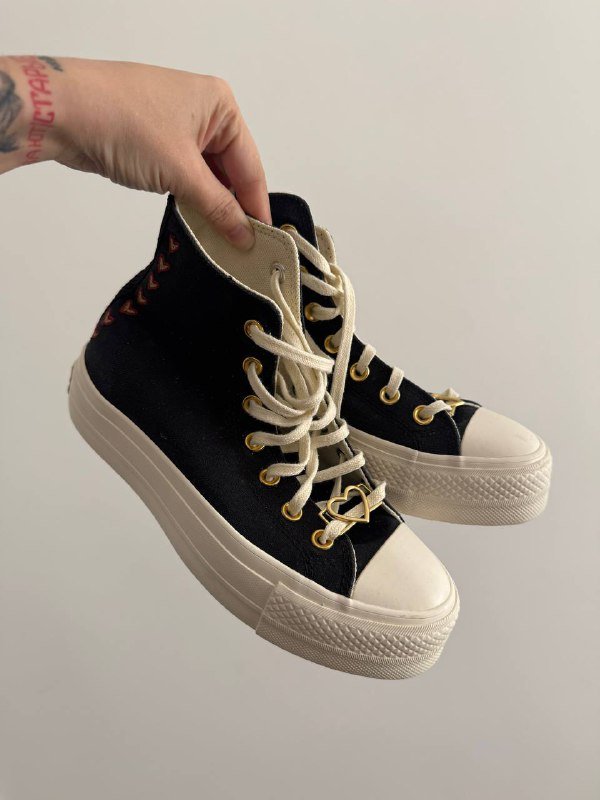 Кеды Converse черные женские US 6.5 2