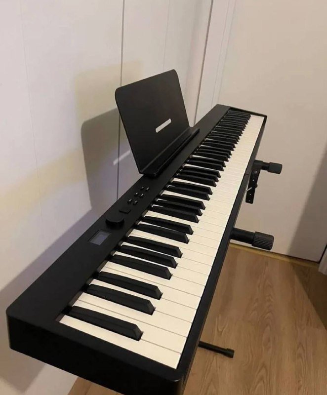 Цифровое складное пианино с чехлом стойкой педалью 3