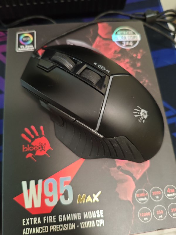 Мышь bloody с rgb подсветкой