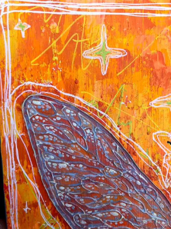 Картина акрил, 30х30, деревянный холст 2