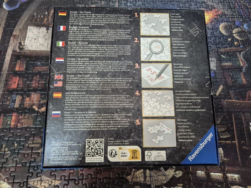 Пазл-квест Ravensburger Escape 759 элементов Обсерватория 2