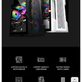 Корпус T3 1STPLAYER gaming case с 4 вентиляторами 4