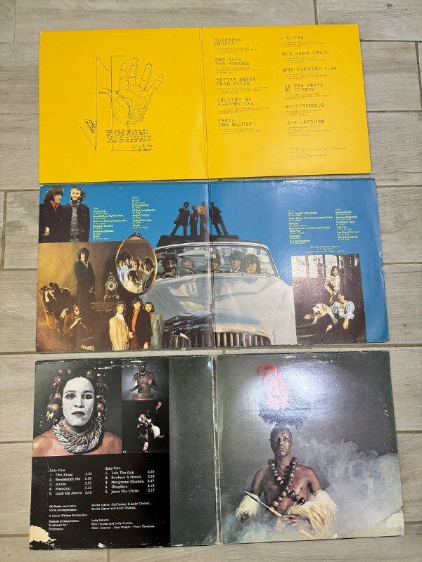Виниловые пластинки Les Tricheyrs, Trence Trent D’arby, Benjamin Sainte-Clemente, Bee Gees, Jean Meachel Jarre, Lulu 3