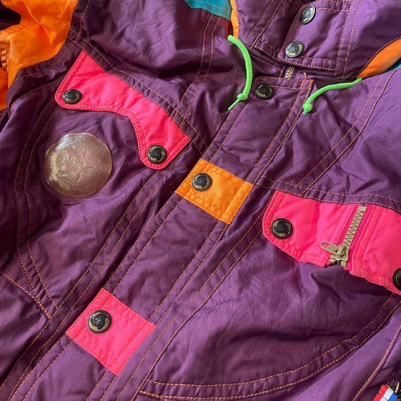 Японский винтажный бомбер Jean Claude Killy Ski Couleur Feutre 2