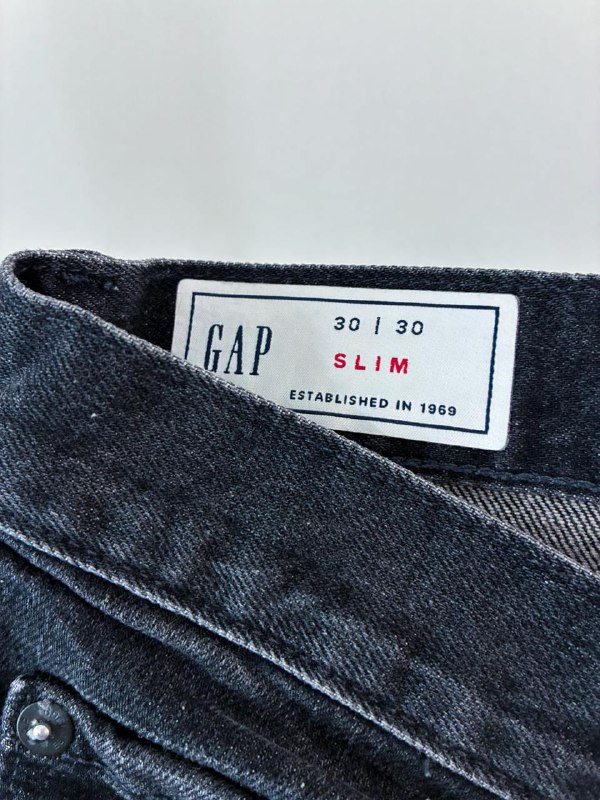 Джинсы GAP мужские черные Slim 30/30 3