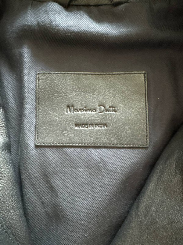 Кожаная куртка Massimo Dutti 3