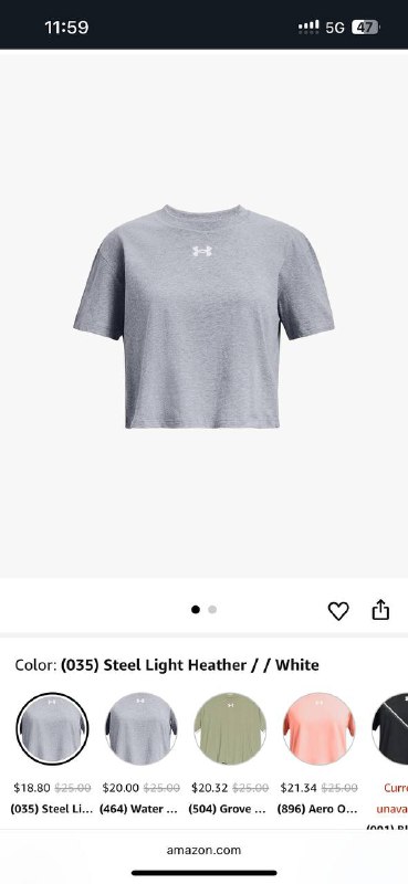 Футболка under armour подростковая или женская XXS-XS 2