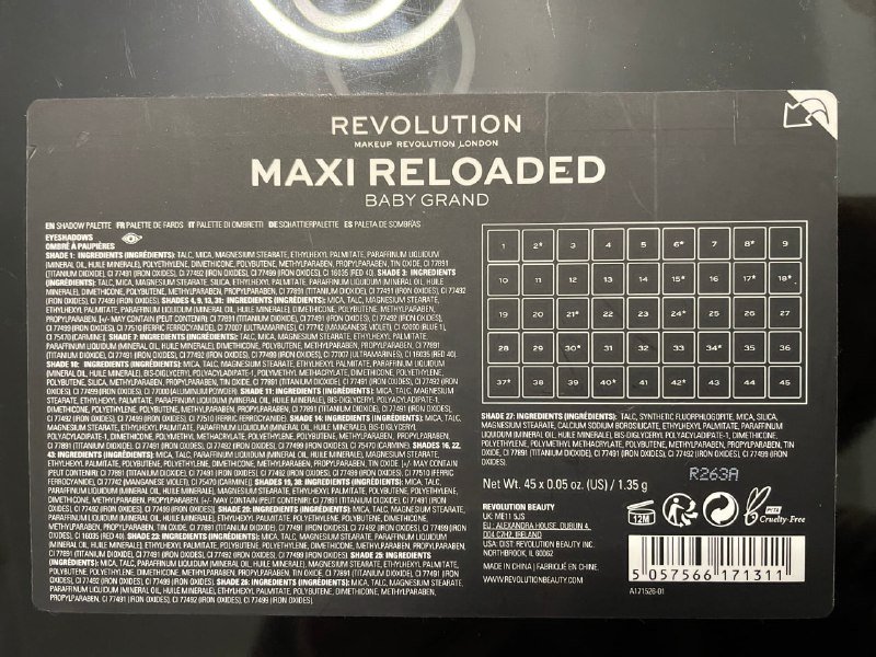 палетка теней, гель для бровей, бигуди 2