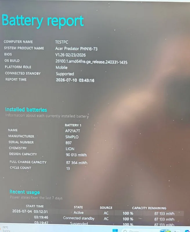 Acer Predator Helios Neo 16 1