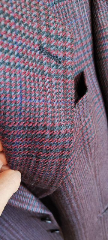 Пиджак шерстяной мужской с дефектом 4