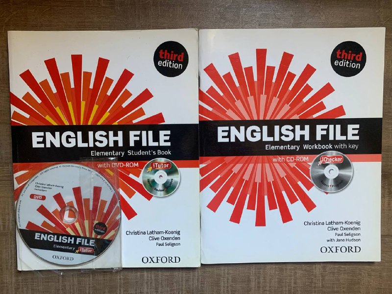 Корпус для ПК большой с DVD, English file A0, Набор тарелок 4 шт 2