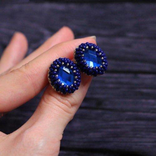 Колье Сапфир, Брошь Бабочка Menelaus, Серьги-гвоздики Сапфир, Серьги Королевский изумруд, Брошь Клевер, Колье Белые Листья 3