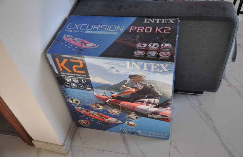 Новый двухместный каяк Intex Excursion Pro K2