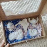 Зеркало, гипсовые фигурки, беруши, кисти, петля, термос, хладагенты, сушилка, полотенце, сумка 2