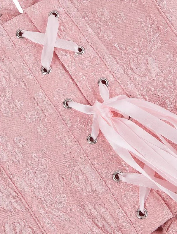 Корсет розовый размер S 4