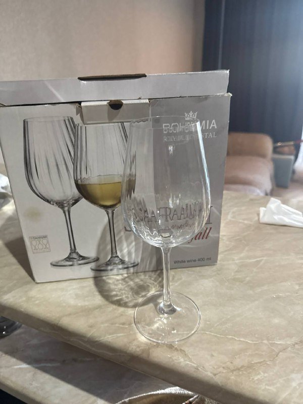 Бокалы Bohemia 5 штук оригинал