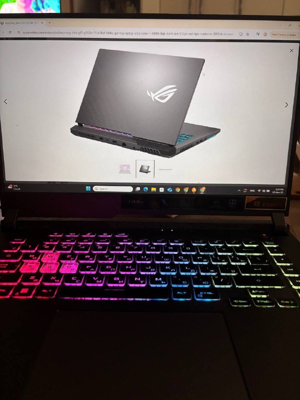Игровой ноутбук ASUS ROG Strix G513IE
