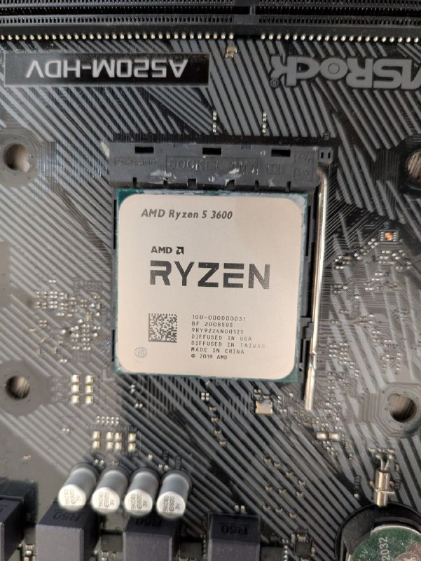 Неполная сборка ПК: Ryzen 5 3600, Motherboard, Power supply 3