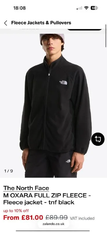 The North Face флис 1